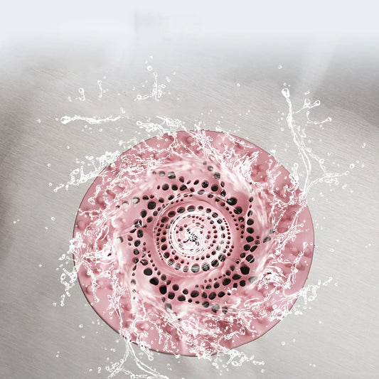New 1Pcs Silicone Drain Strainer Household Shower Floor Filter Sink Strainers Hair Catcher For Kitchen Bathroom Accessories