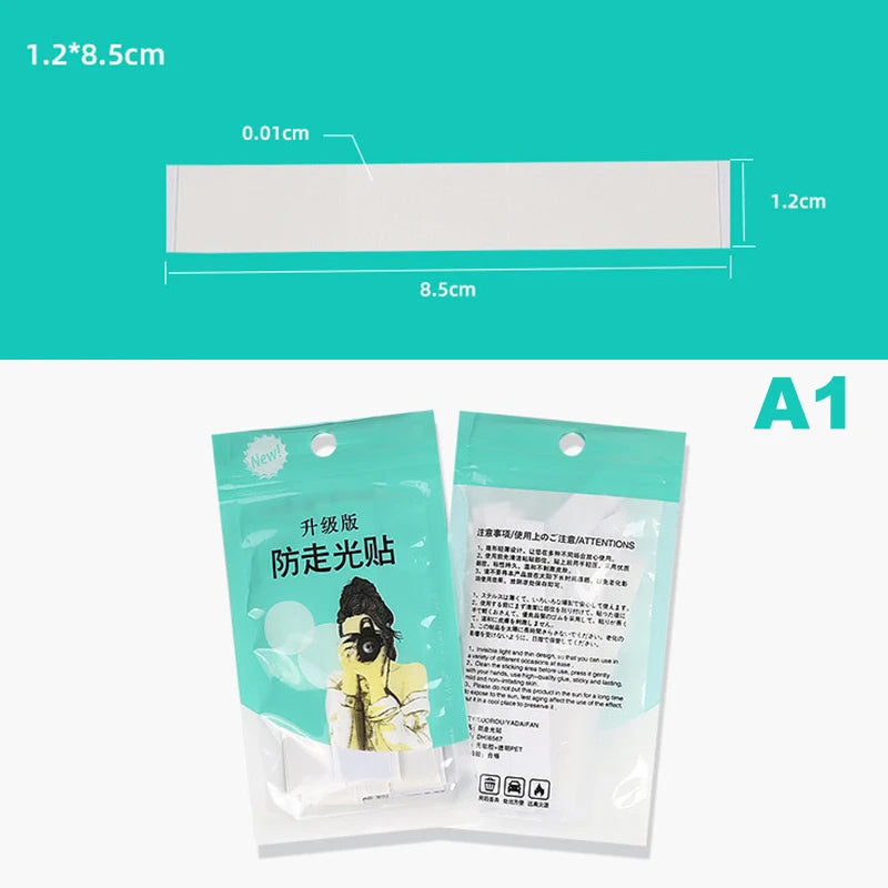 36Pcs Anti-Exposure Adhesive Stickers, Clear Double-Sided Tape for Dress, Body, and Skin