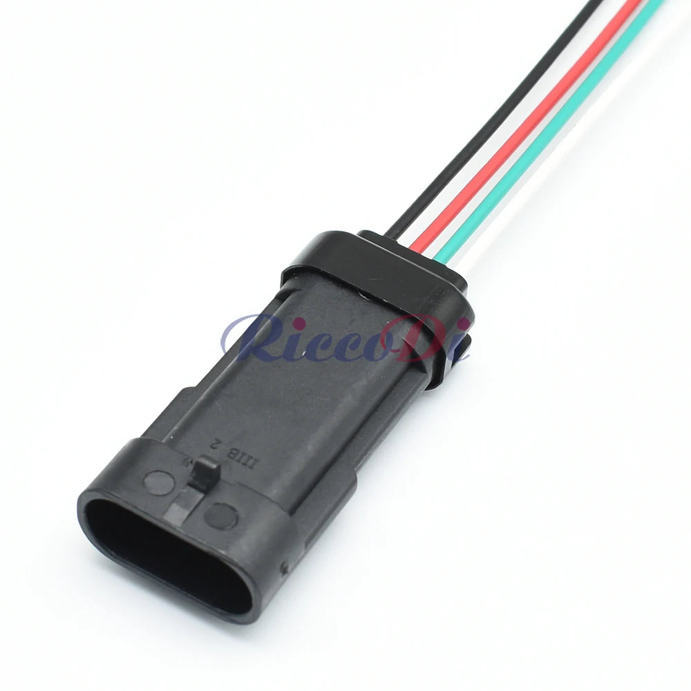 4 Pin 1.5mm Sealed Connector 12162190 DJ7044-1.2-21 DJ7041Y-1.5 PA66 Male Female Automotive