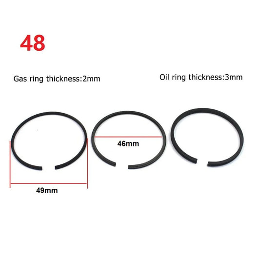Pneumatic Cylinder Rings Air Compressor Piston Ring For Maintenance 46mm Compatible Accessory Easy Installation