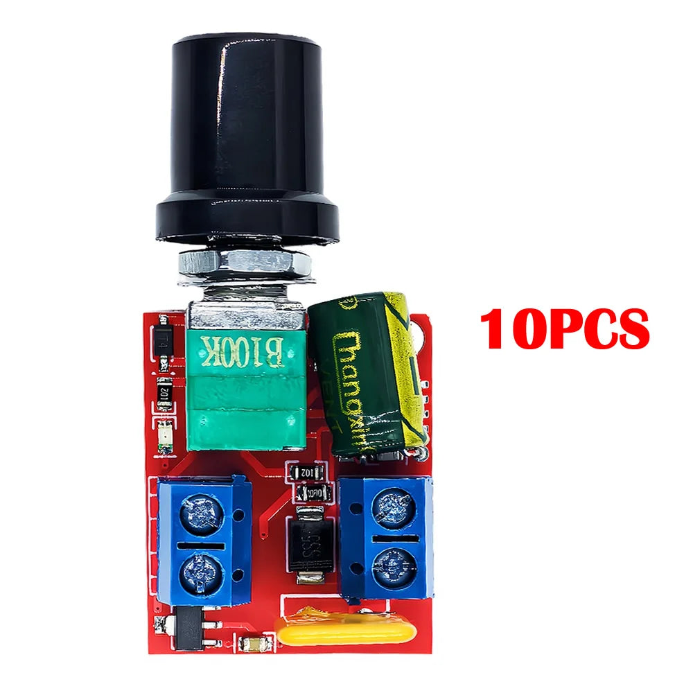 PWM Mini DC Motor Speed Controller Module 3V-35V 5A 90W Adjustable Regulator & LED Dimmer