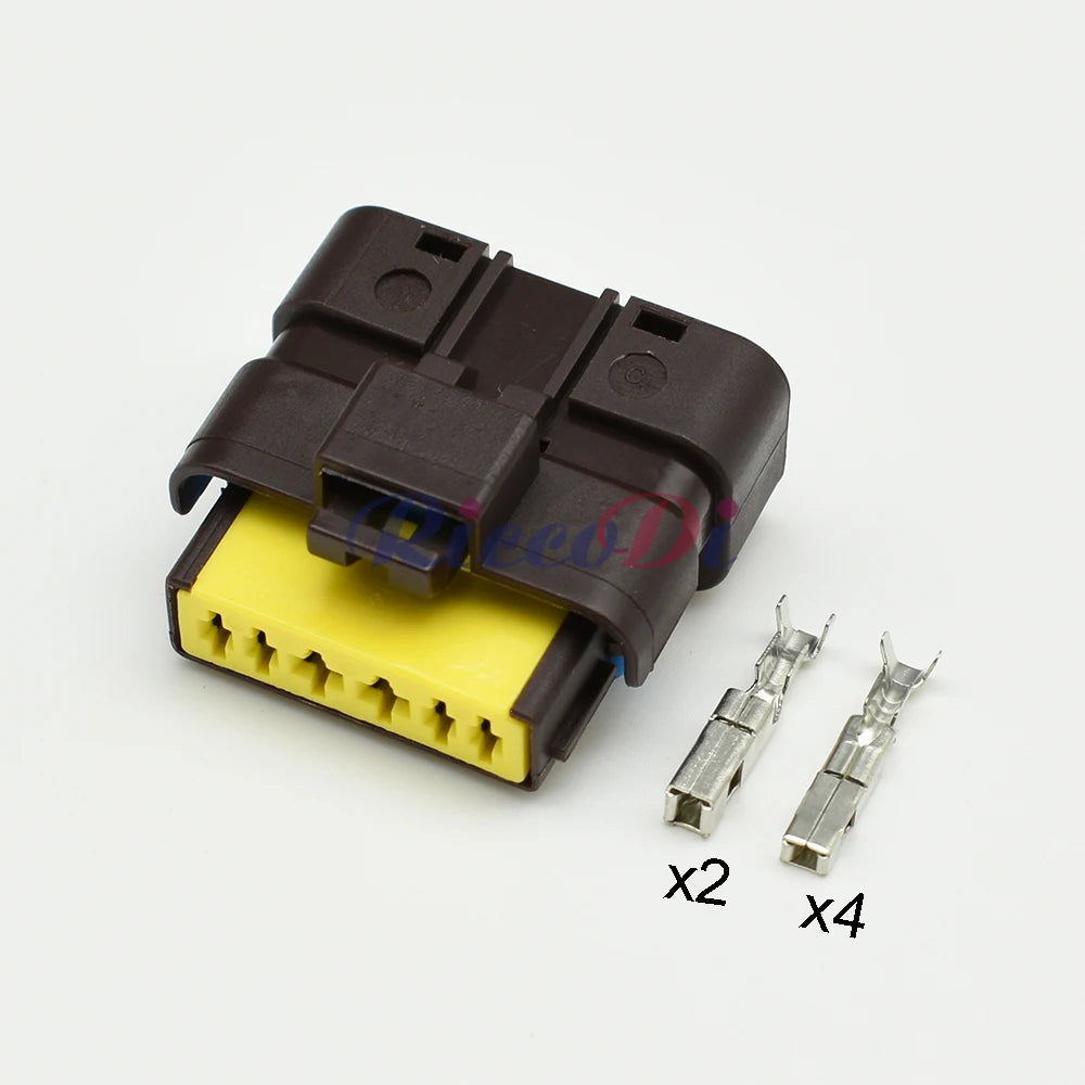 1.5 / 2.8 Series 6 Pin Waterproof Automotive Fuel Pump Connector 211PC069S0190 Auto Wire Socket