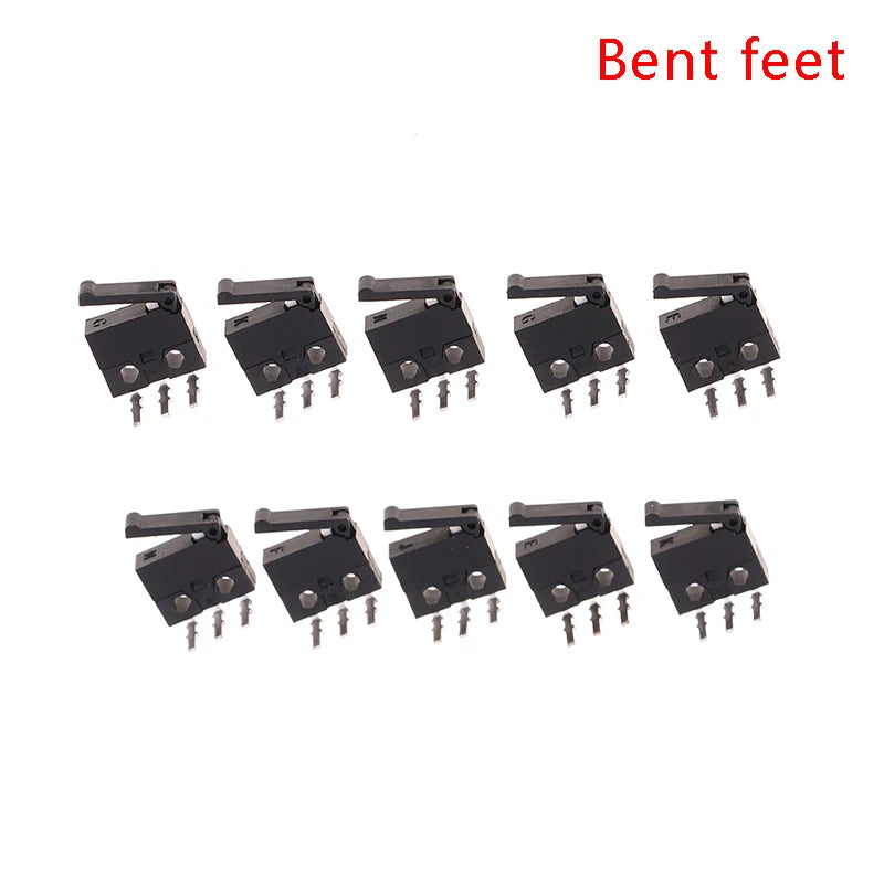 10Pcs Camera Switch Reset Detection Stroke Limit Miniature Switch Straight Bent Feet