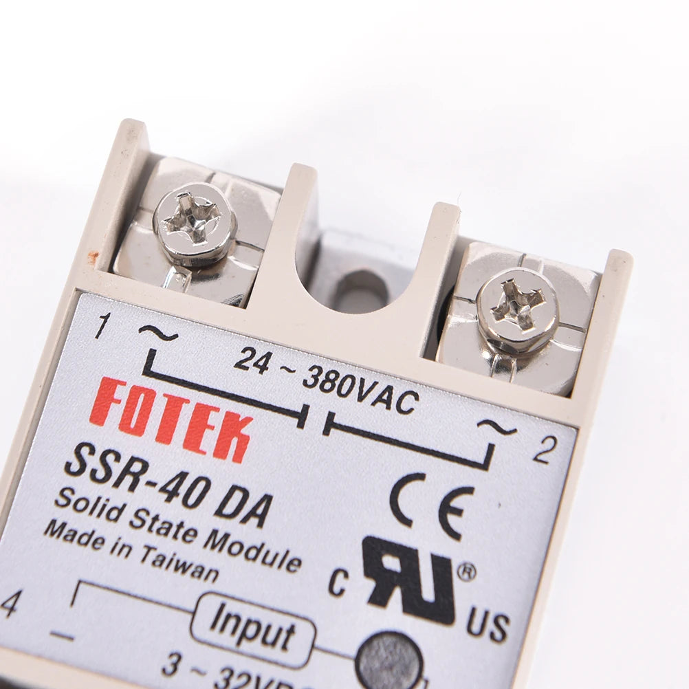New Industrial Solid State Relay SSR 40A with Protective Flag SSR-40DA 40A DC control AC