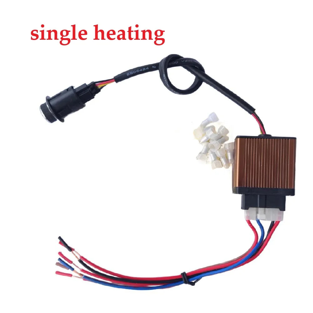 23MM Motors Warm Air Outlet Control Module Switch 12V Ventilation And Heating Switch Controller Kit For Car Seat Climate Control