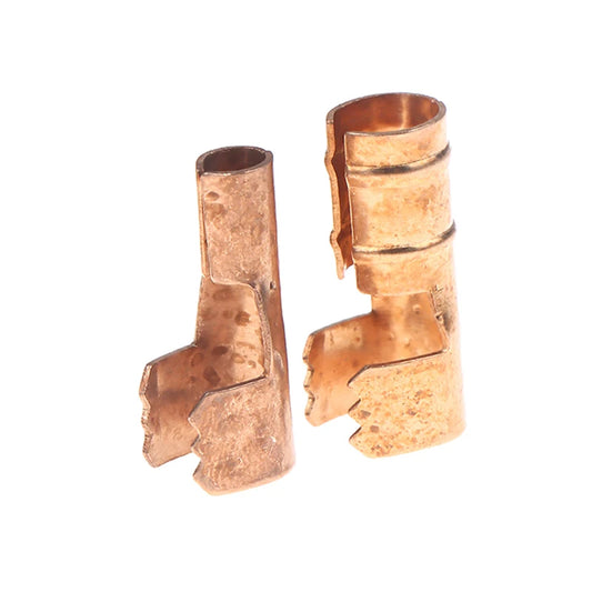 10pcs Ignition High Voltage Wire Connector Wire Terminal Ignition Transformer Connector Ceramic Ignition Pin Copper Connector