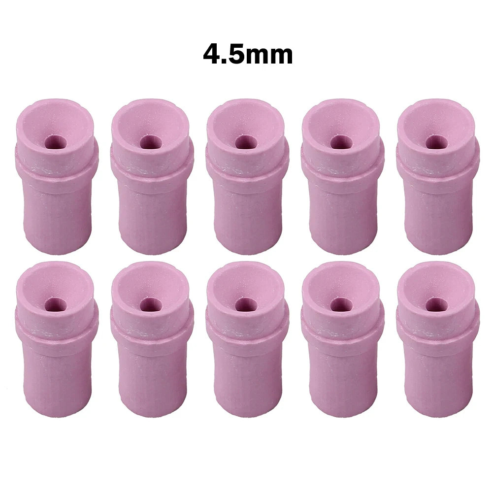 10pcs Sandblaster Ceramic Nozzle Tip Kit 35mm Length Air Siphon Sand Blasting Nozzle 4.5mm 5mm 6mm 7mm Blasting Tool Accessories