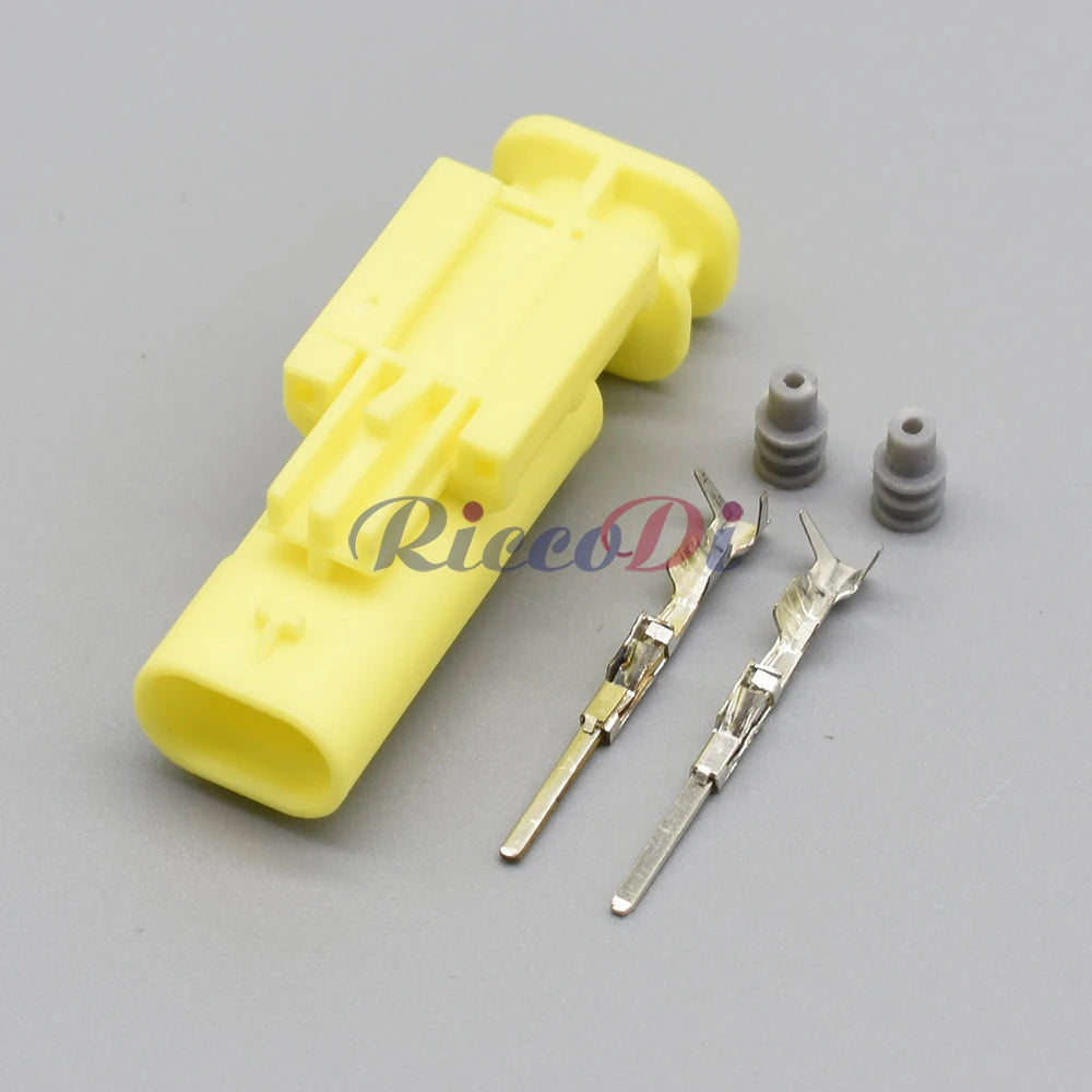 2 Pin Male and Female Urea Sensor Fuel Nozzle Plug Connector for Volkswagen Audi Compatible with 1-1703498-1 1-1924067-4