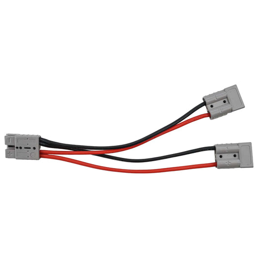 1pc 50A For Anderson Plug Connector Double Y Adapter 4mm Car Cable 4 Square Wires 30cm For Forklifts Stackers Vehicles