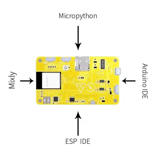 ESP32 WiFi Bluetooth Development Board with 2.8 Inch LCD TFT Touch Screen 240x320 Smart Display Module WROOM