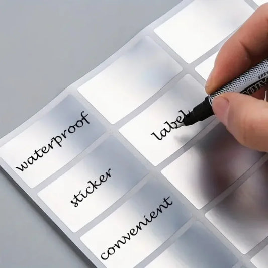 300/160Pc Waterproof Labels Stickers Kitchen Bottle Jars Organizer Label Reusable Adhesive Sticker Packaging Food Category Label