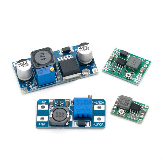 DC-DC Adjustable Boost & Buck Voltage Regulator Module LM2596S-ADJ, MT3608, MP1584EN