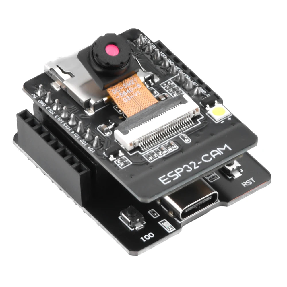 ESP32-CAM Development Board with Type-C, FT232/CH340, Bluetooth and OV2640 Camera