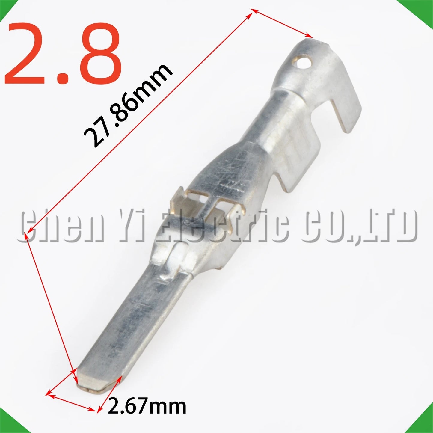 2.8mm Male or Female Wire Crimp Pins for 7114-4111-02 7116-4111-02 Sheath Automotive Connectors Wire Harness Plug 50 Pcs