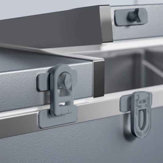 New 1pc Multifunction Useful Refrigerator Door Latch New Plastic Baby Safety Lock Kids Security Protection Cabinet Drawer Lock