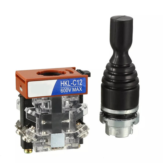 High Performance Joystick Switch Controller with Rubber Bushing Designed to Withstand Harsh Industrial Environments