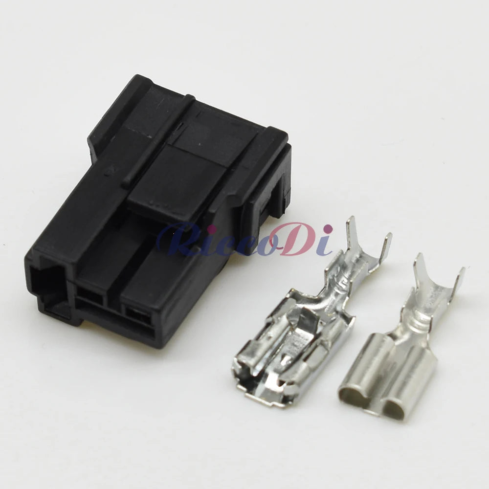 Automotive Wire Harness Connector DJ70212Y-6.3-11/21 6.3mm Series 2 Pin Plug for Vehicle Electrical Systems 172864-2