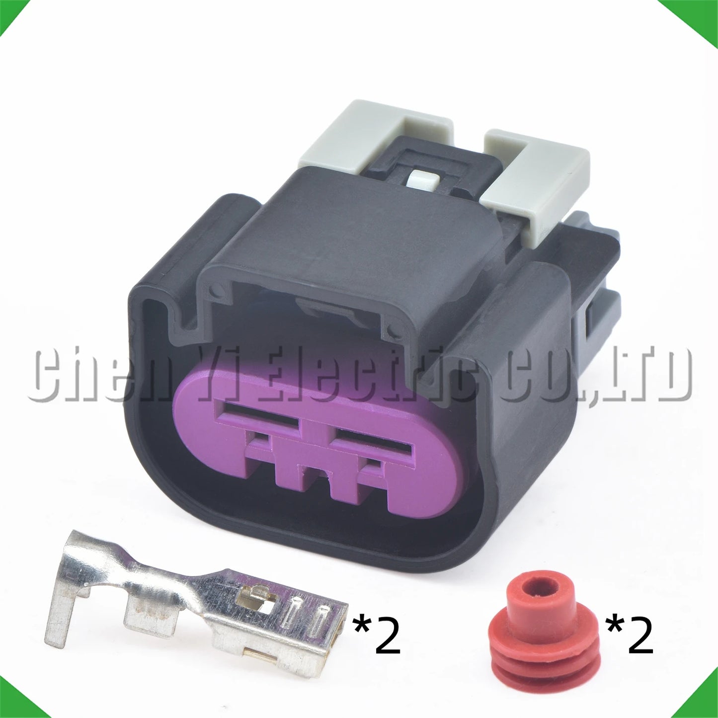 2 Pin Automotive Connector – Electronic Fan Sensor Wire Harness Plug 15454358 for Cadillac Escalade, ATSL, CT6, XTS, XT4, CTS, SRX