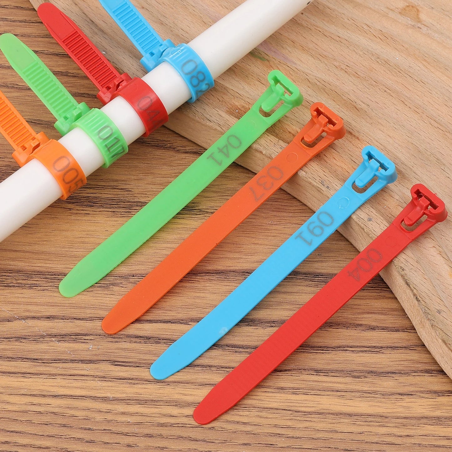 Adjustable Poultry Leg Rings Snap Clip for Farm Birds Identification