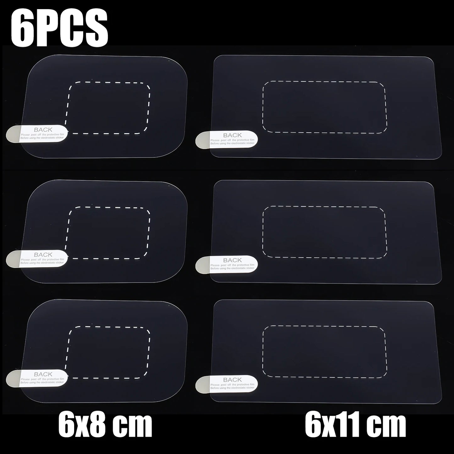 Car DVR Static Sticker Windshield Mounting Electrostatic Pad for Dash Cam