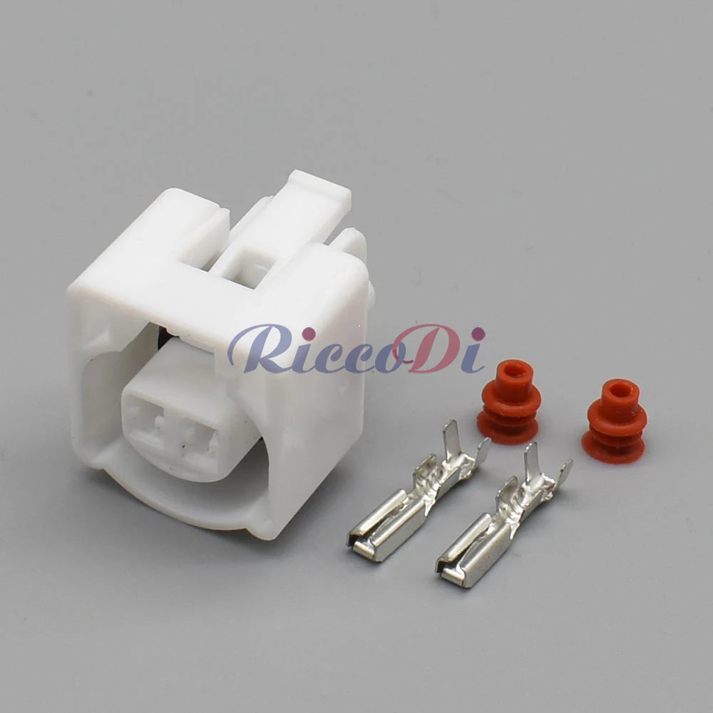 2-Pin White Intake Air Temperature Sensor Connector DJ7025-2.3-21 Waterproof for Toyota Camry