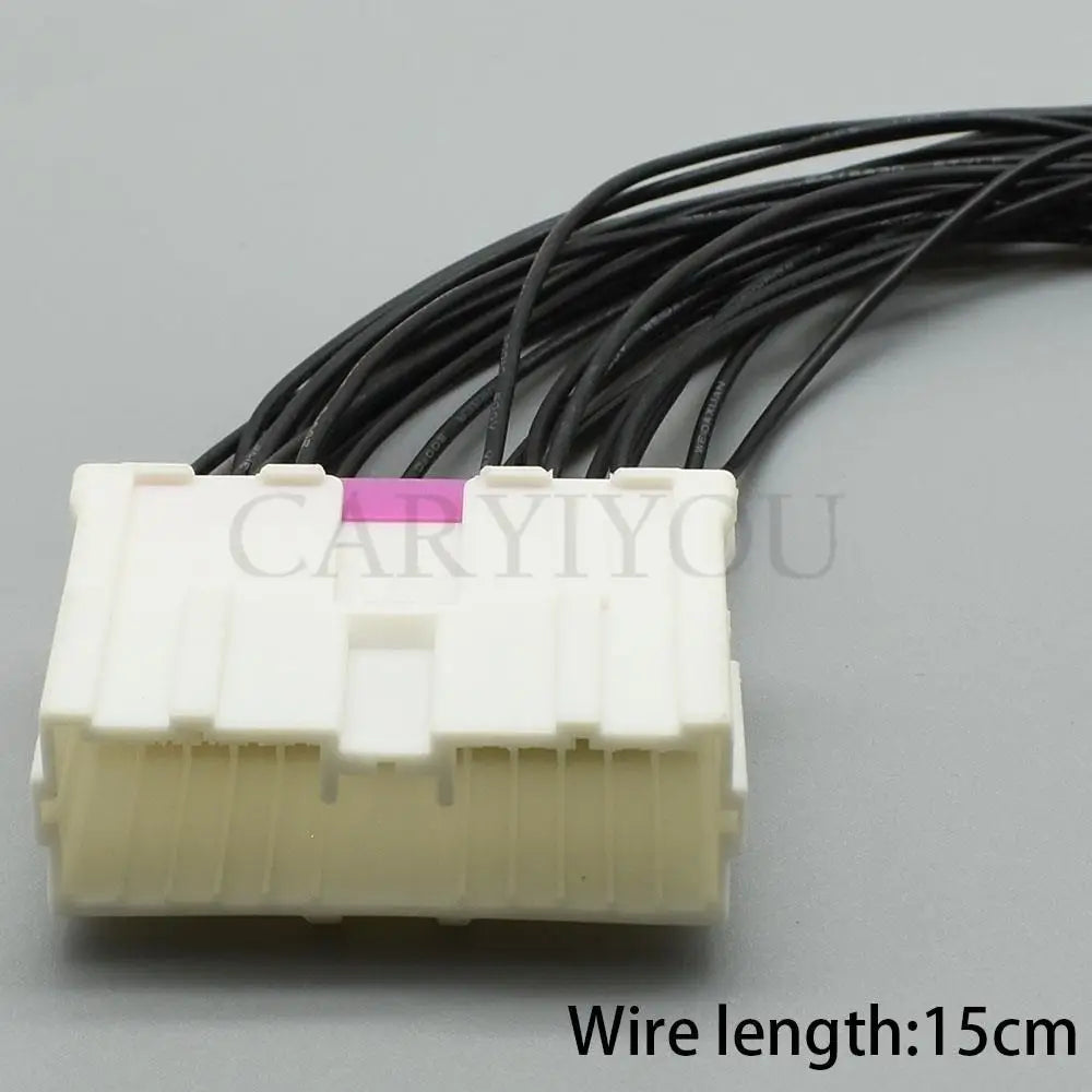 DJ7221Y-2-11/21 Automotive 22-Pin 2mm Car DVD Audio Wire Cable Socket Connector — Male Female