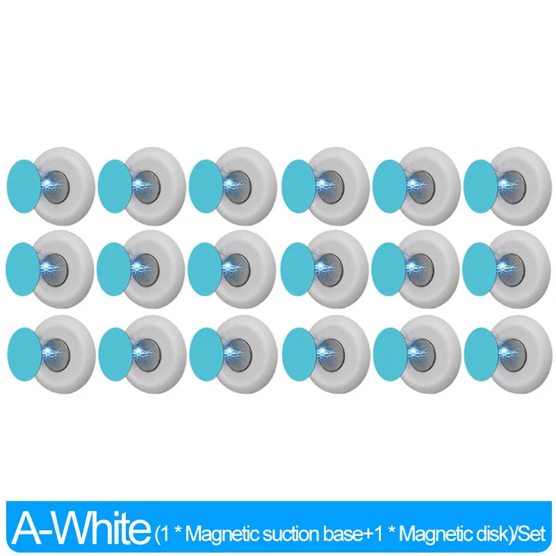 36/2pcs Strong Magnetic Hook Wall-mounted Hanging Anti-lost Magnet Remote Control Home Refrigerator Magnet Storage Rack Hooks