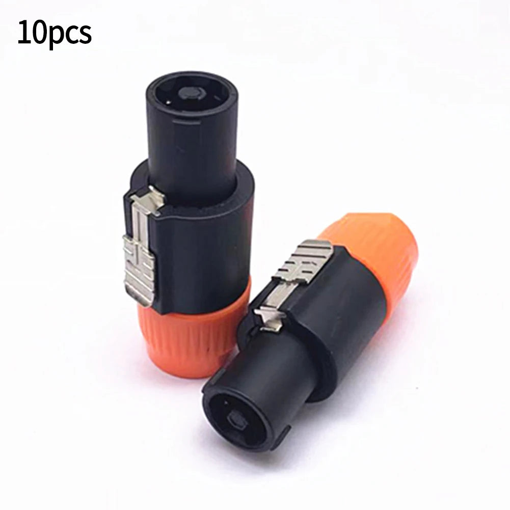 10 Pairs/PCS XLR DMX 3 Pin Audio Microphone Cable Connectors 10pcs Male + 10pcs Female MIC Snake Plug Cable Adapters 8 Options
