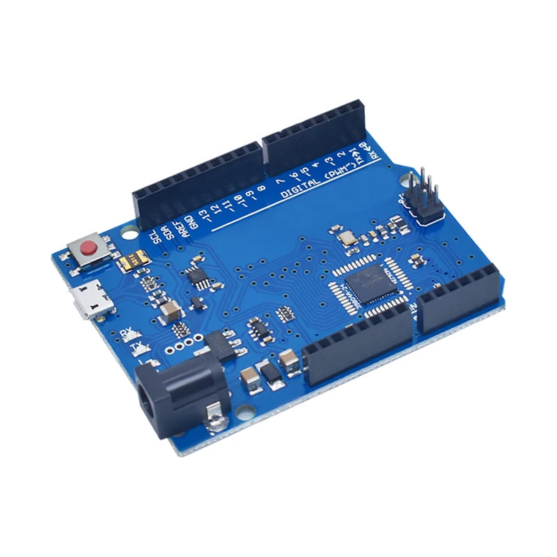 Leonardo R3 Atmega32u4 Microcontroller Development Board with USB Cable Compatible with Arduino DIY Starter Kit