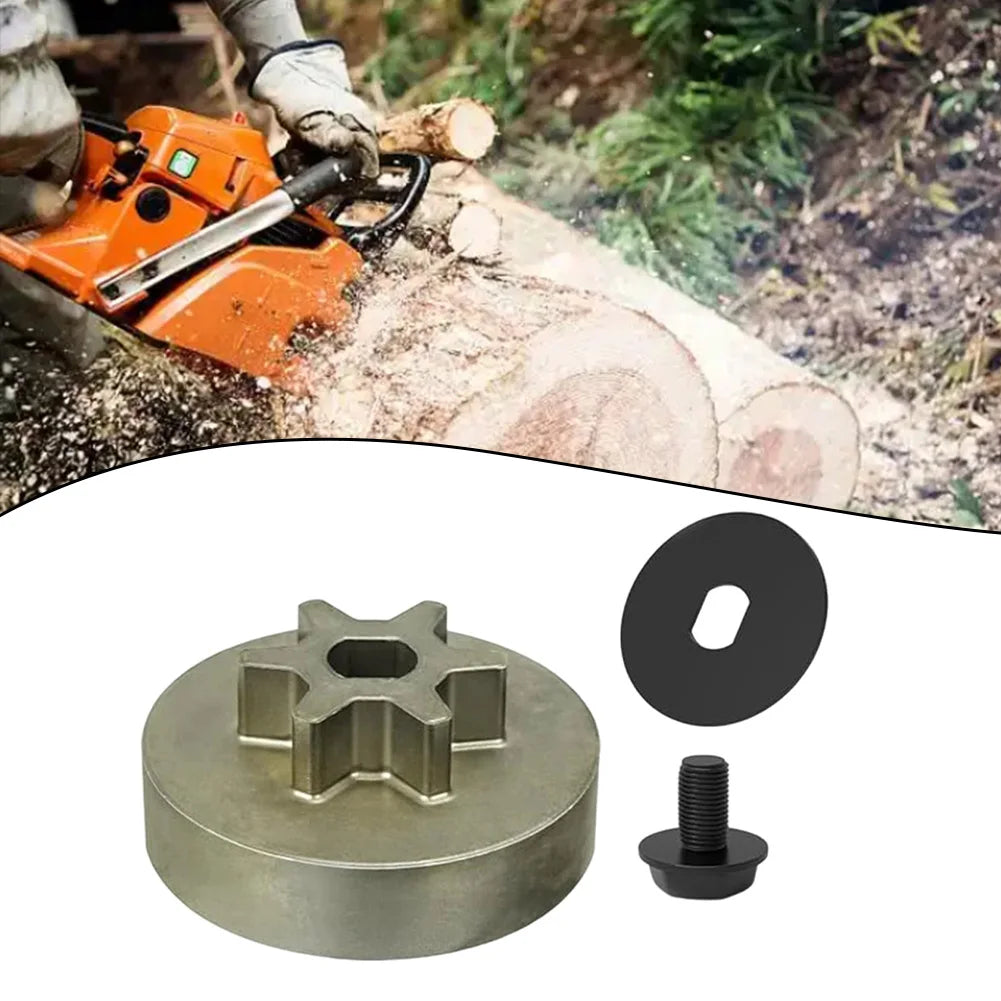 Replacement Chainsaw Drive Sprocket and Parts for DCCS620B, DCCS620P1 and Similar Models with Bolt & Washer Components