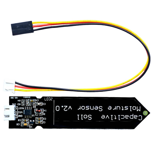 Capacitive Soil Moisture Sensor Module Corrosion Resistant Wide Voltage 3.3-5.5V for Arduino Garden Watering