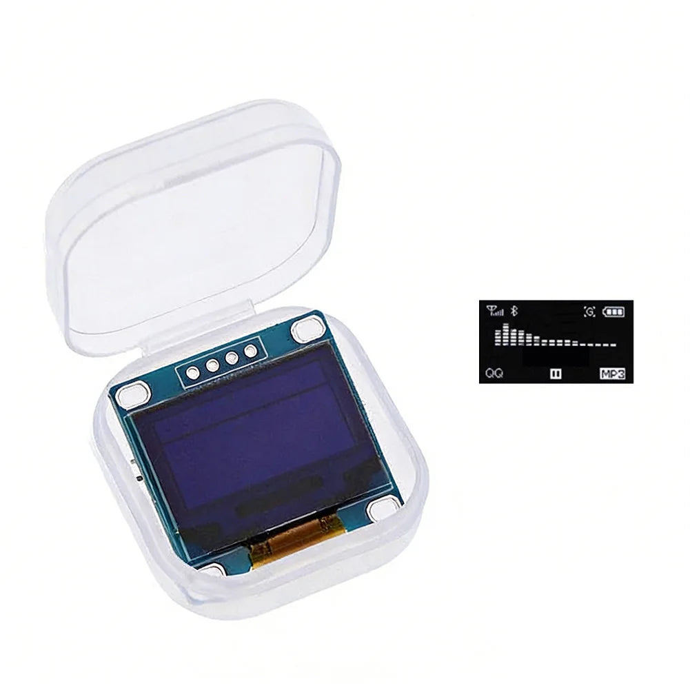 0.96" OLED Display Module 128×64 I²C with 20cm Wire — Arduino, ESP32, STM32 (3-Pack)