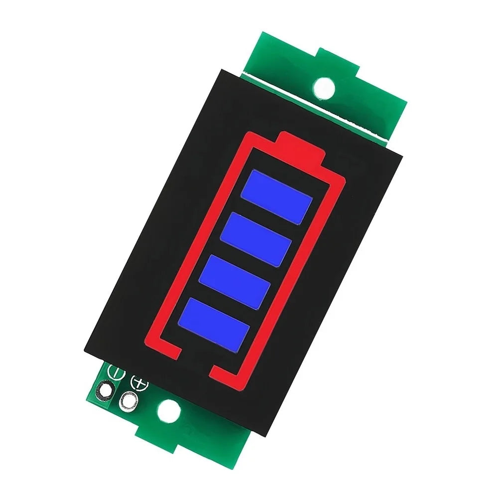 1S-8S Lithium Battery Capacity Indicator Display Module 3-34V Battery Power Level Tester for Electric Vehicle and DIY Projects