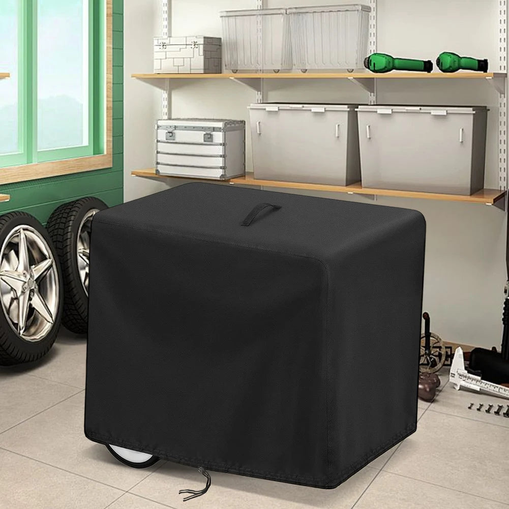 Protective Dust Cover for 8 Gallon Portable Pancake Air Compressor with Adjustable Drawstring and Water Resistant Oxford Fabric