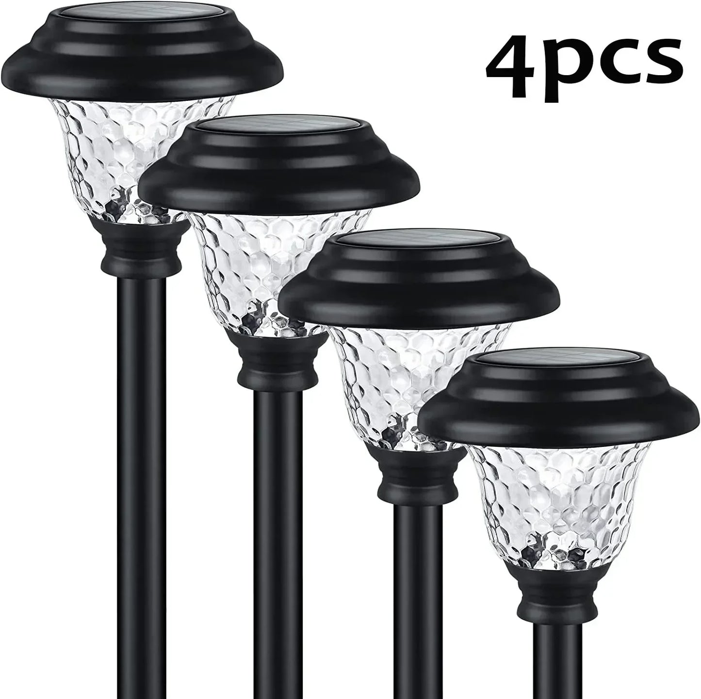 Solar Pathway Garden Lights Outdoor Waterproof LED