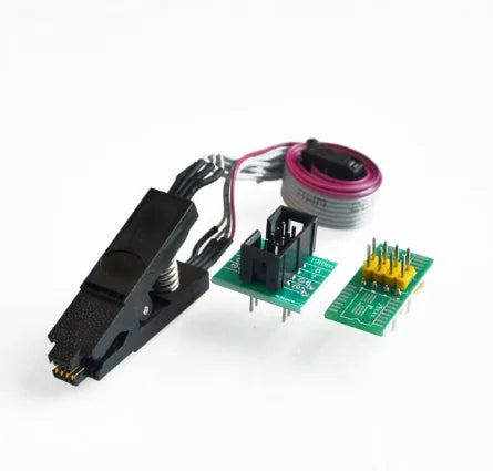 SOIC8 SOP8 Test Clip with Adapters | In-Circuit Programming Tool for EEPROM 93CXX 25CXX 24CXX Chips