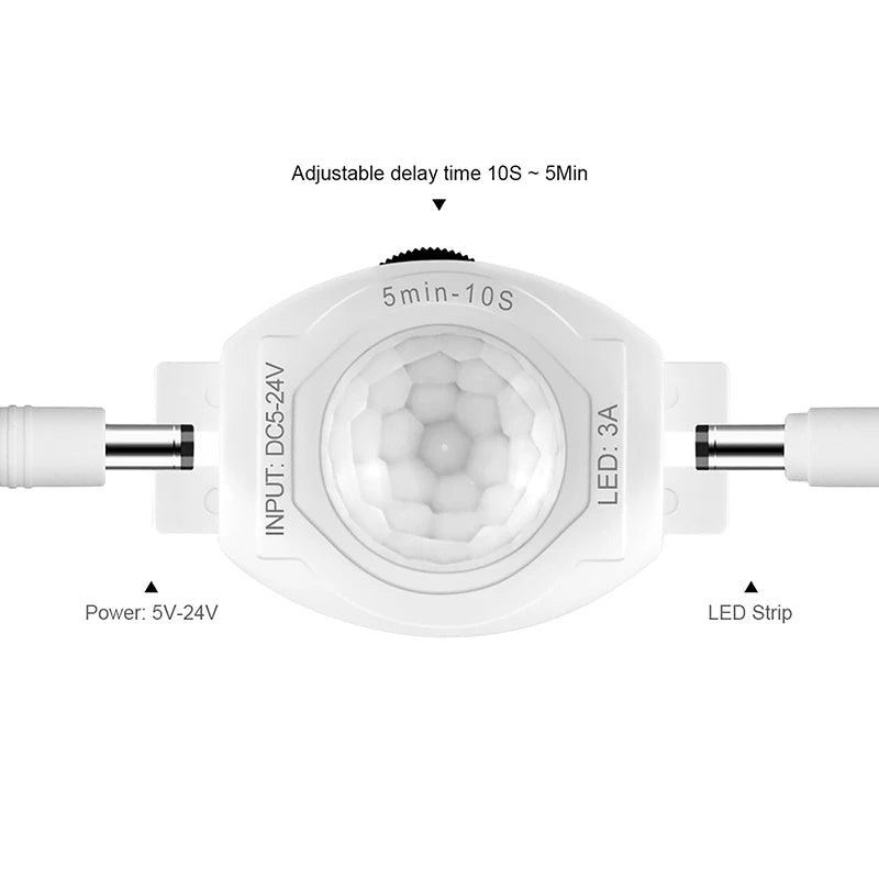DC12V 24V Infrared Motion Sensor Switch LED Strip Light