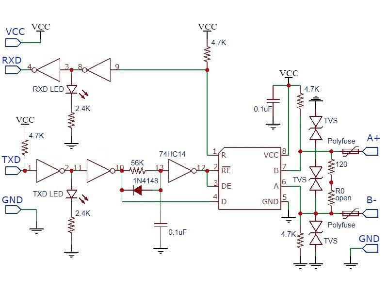 SCM-TTL-To-RS485-Adapter-Module-Schematic