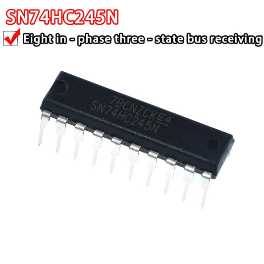SN74HC244N / SN74HC245N / SN74HC373N / SN74HC374N DIP-20 Bus Logic ICs – Pack of 5