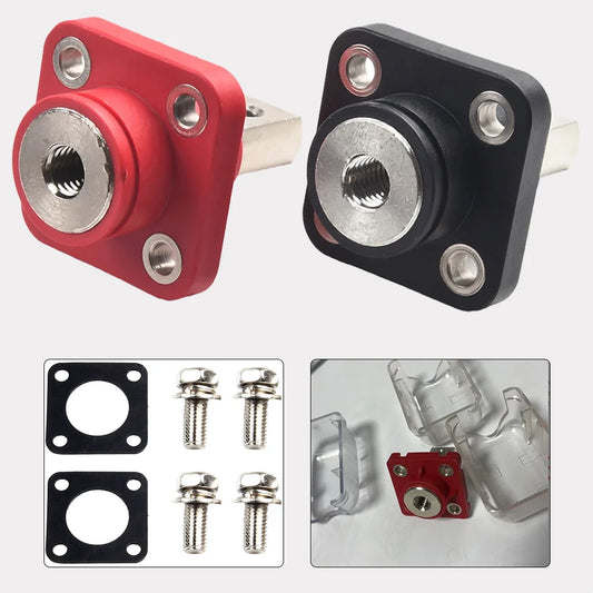 23*23 mm Lithium Battery Terminal Hassle-free Maintenance Nickel-plated Process Reliable Connection Energy Storage Applications