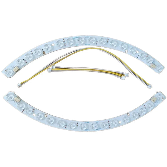Ceiling Fan Light Source Curved LED Light Strip With LED Lens Light Source Dual 48W For Indoor Lighting Three-Color Lighting