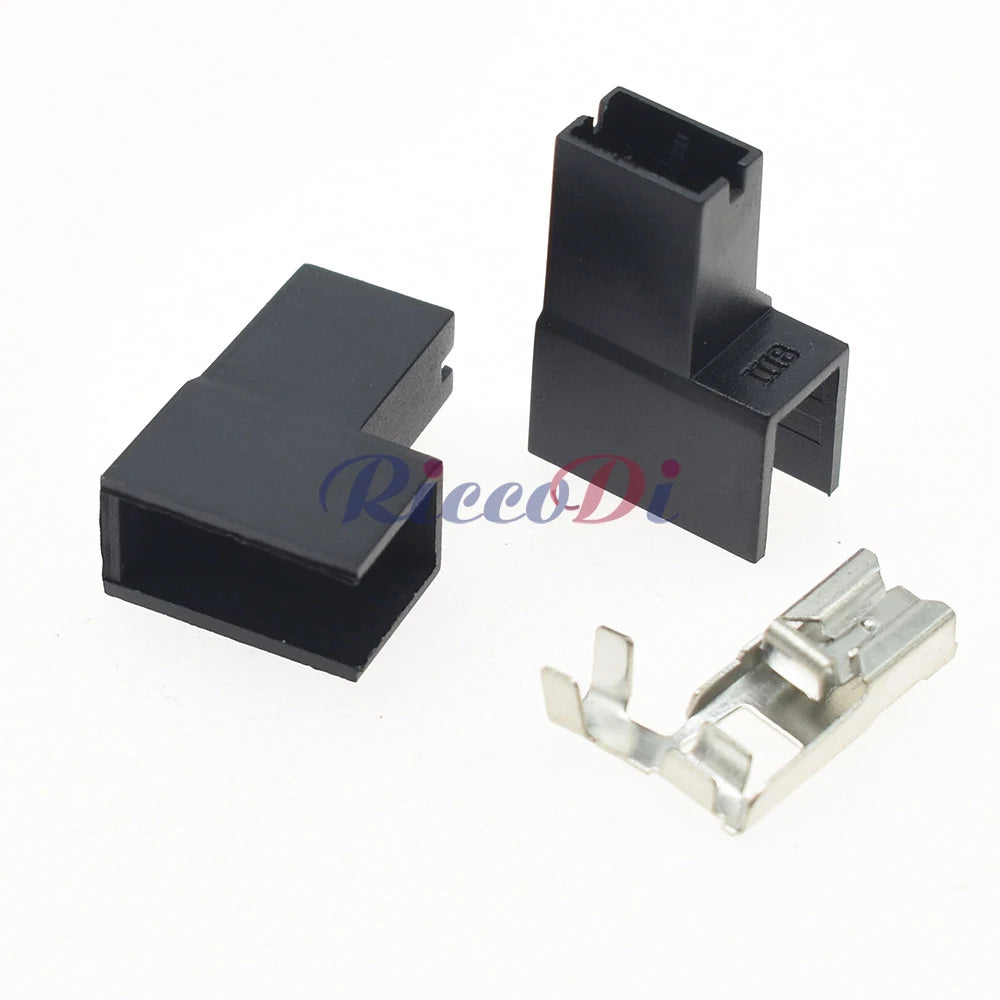 DJ7019C-6.3-21 Waterproof Automotive Female Connector — 1-Pin 6.3mm Ignition Coil Wiring Plug with Terminal
