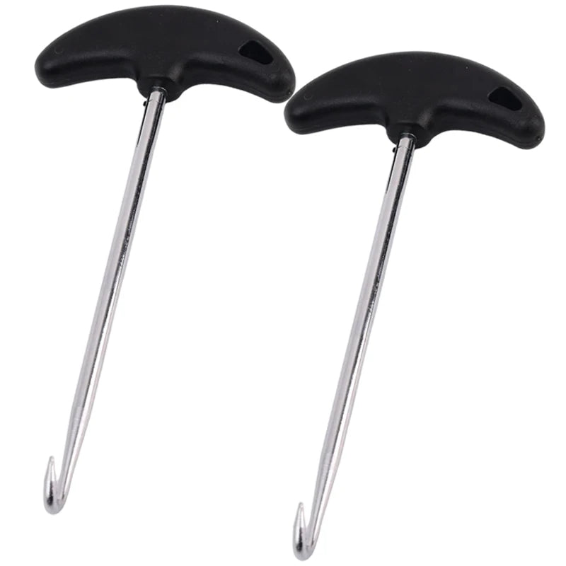 Motorcycle Exhaust Pipe Spring Hook Puller Tool T Handle Stainless Steel for Motocross Dirt Bike ATV Scooter Muffler Repair Kit