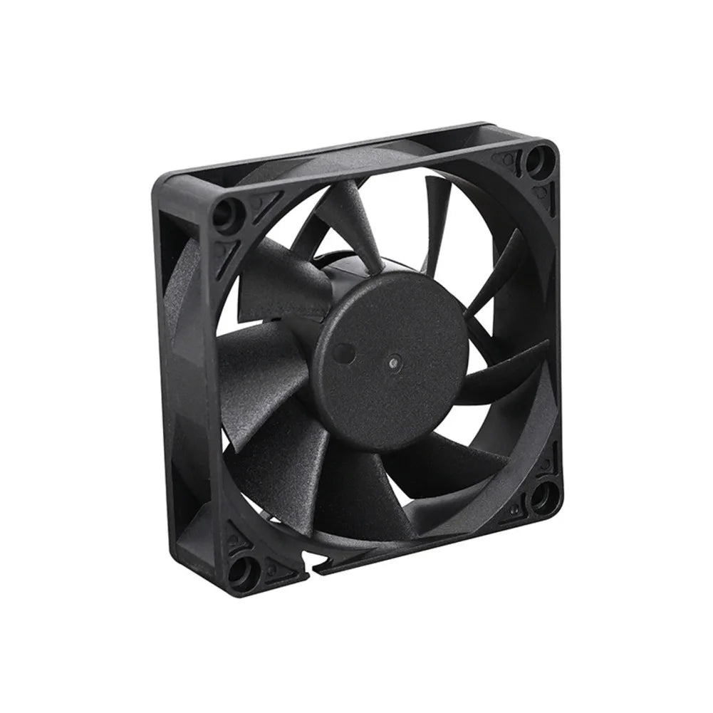 2pcs Cooling Fan Computer Case Heat Sink Fan 12V Computer Case Cooling Fans 70x70x20mm For Case Power Supplies 3200 RPM