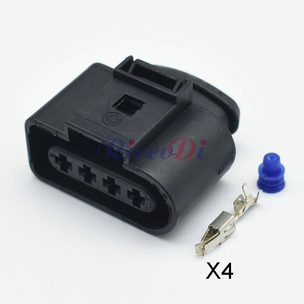 4 Pins Male Female Ignition Coil Wire Connector Plug 4B0973724 638245-1 1J0973724 1J0973824 for VW Audi