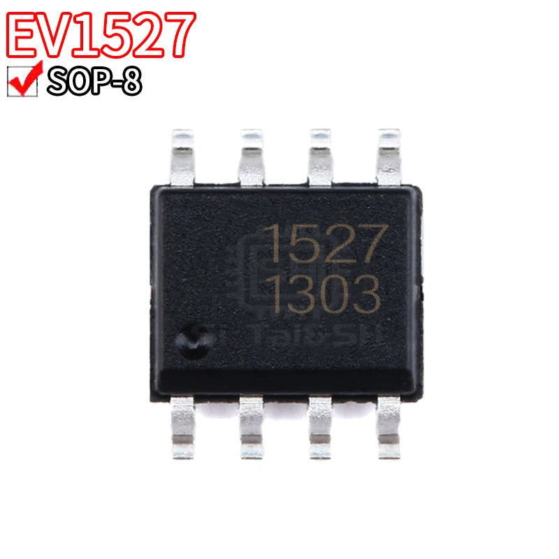 EV1527 / HS1527 Wireless Encoder IC — SOP-8, OTP, 20-Bit Address, 433MHz RF (10-Pack)