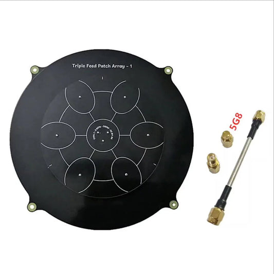 165mm Antenna Image Transmitter 14dBi Gain 150mm Triple Feed Patch 5.8Ghz For Pagoda Array FPV Antenna Image Transmitter