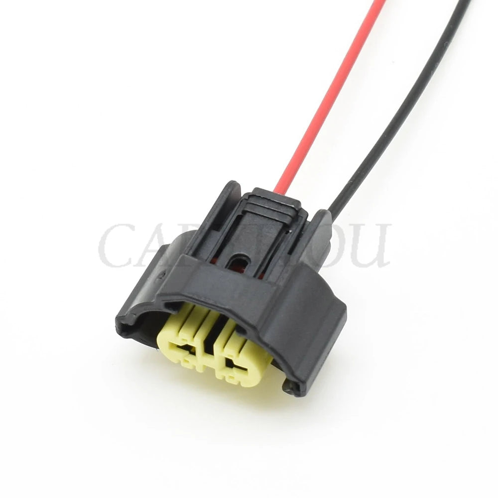 2 Pin Waterproof Automotive Wire Connector for Fog Lamps Socket H11 H9 M6 Female Plug Compatible with 6189-0935 for Toyota Mazda