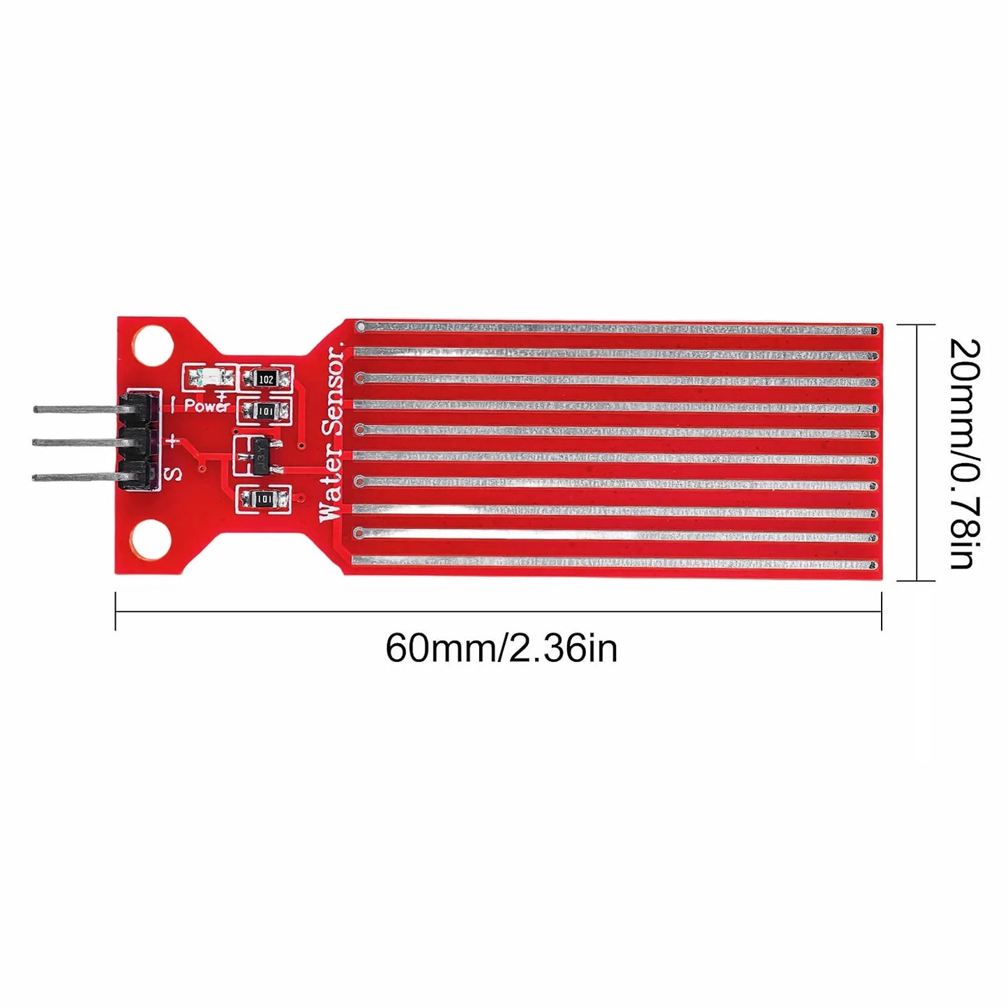 DC 3-5V Rain Water Level Sensor Module for Liquid Surface Detection Arduino DIY UNO MEGA 2560