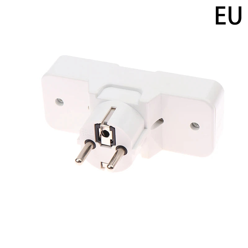 UK/EU Plug Adapter with Switch Universal Extension Socket 10A 250V